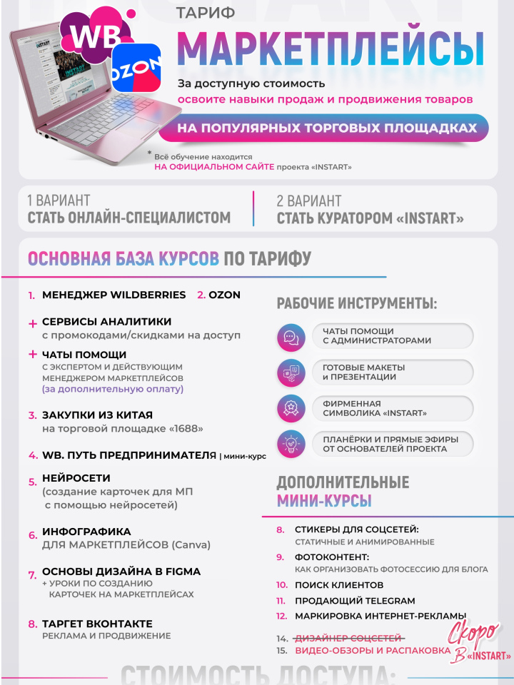 Тариф 4  МАРКЕТПЛЕЙСЫ